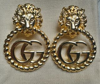 Orecchini Gucci bigiotteria dorati