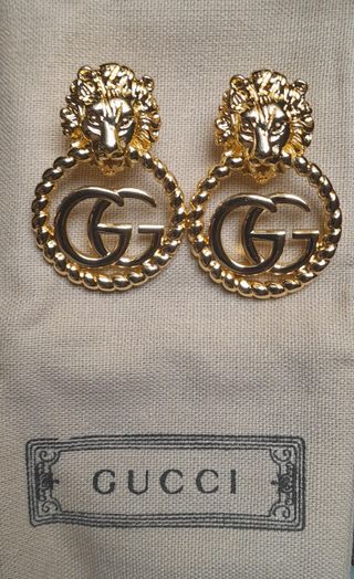Orecchini Gucci bigiotteria dorati