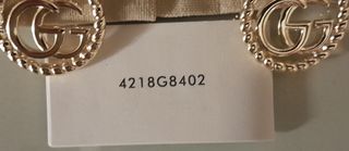 Orecchini Gucci bigiotteria dorati