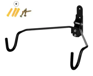 Soporte Bicicleta Pared Negro. Hay dos disponibles
