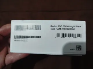 Xiaomi Redmi 15C 8GB RAM 256GB Negro