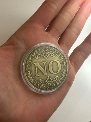 Moneda YES con estuche