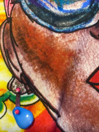 Camiseta Desigual Talla  S Estampado Mujer