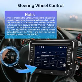 Pantalla Android  VW Jetta Passat Seat Golf Tiguan