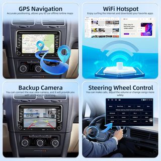 Pantalla Android  VW Jetta Passat Seat Golf Tiguan