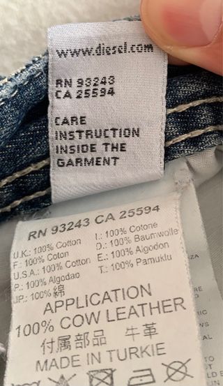 Vaqueros Diesel Mujer slim Talla 28 US