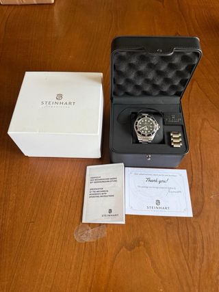 Reloj Steinhart Automático Caja y Documentación