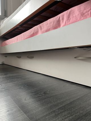 Cama nido 2 colchones y cajones.