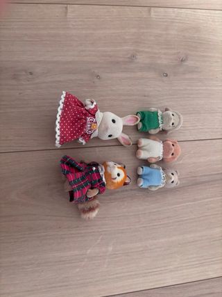 Pack noria y parque Sylvanian Families con muñecos