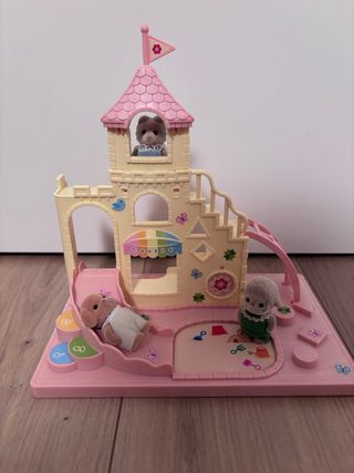 Pack noria y parque Sylvanian Families con muñecos