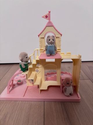 Pack noria y parque Sylvanian Families con muñecos