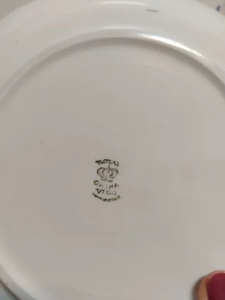 Vajilla de porcelana floral 40 platos