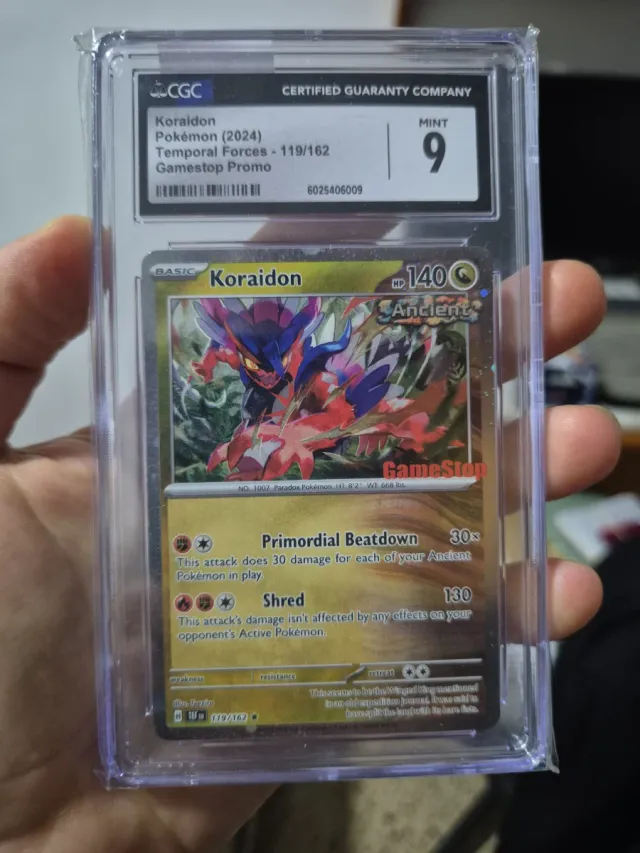 Carta Pokmon Koraidon 119/162 CGC 9 de segunda mano por 32 EUR en Iznalloz  en WALLAPOP