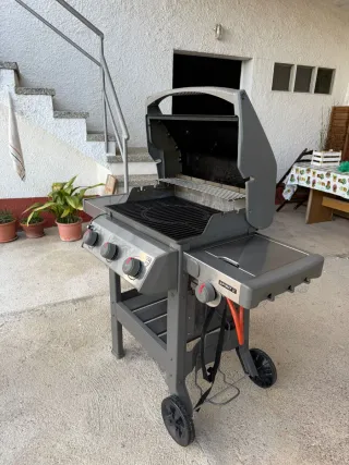 Barbacoa Gas Weber Spirit II Negra/Plata