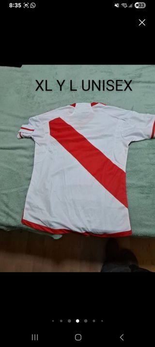 Camiseta Perú Adidas Talla XL SE VENDE POR unidad