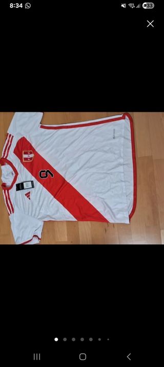 Camiseta Perú Adidas Talla XL SE VENDE POR unidad
