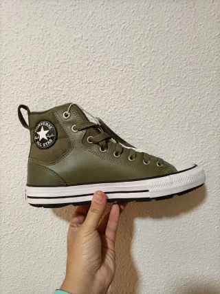 T44 Converse Botas Verdes