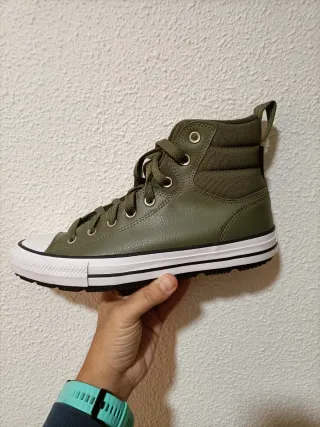 T44 Converse Botas Verdes