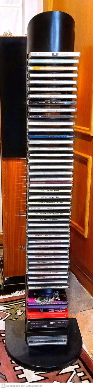 Torre Metálica para 40CDs y 5 CDs dobles