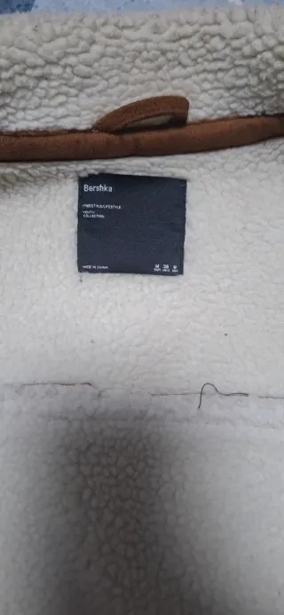 Cazadora Bershka Marrón Talla M
