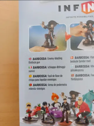 NUEVO Figura Disney Infinity Barbossa