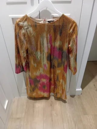 Vestido fiesta H&M estampado