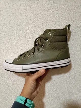 T42 Converse Botas Verdes