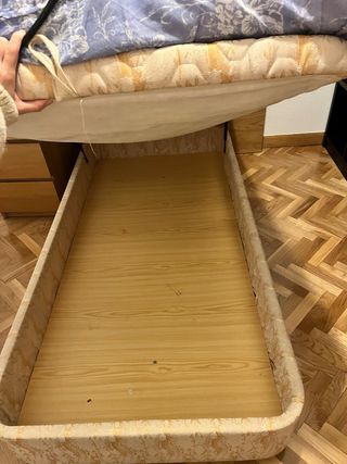 Cama con canapé y colchón