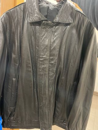 Cazadora de cuero vintage