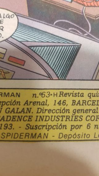 Spiderman Línea Final Comic Vol 3 63-H