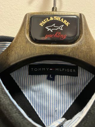 Polo Tommy Hilfiger Uomo Nero Taglia L