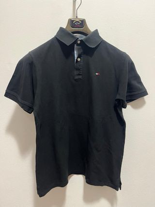Polo Tommy Hilfiger Uomo Nero Taglia L