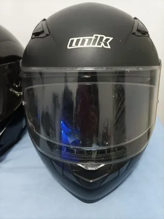 3 Cascos Moto Integrales Negro