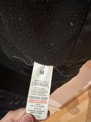 Anorak niña IKKS negro Talla M niña