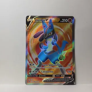 Carta Pokémon Lucario V SWSH213