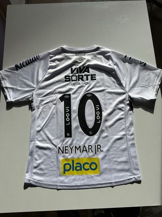 Camiseta de fútbol Umbro Blanca y Negra