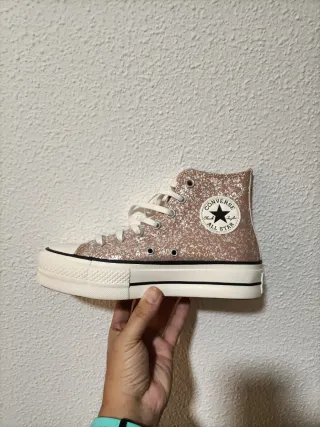 T37 Converse Brillantitos Rosa