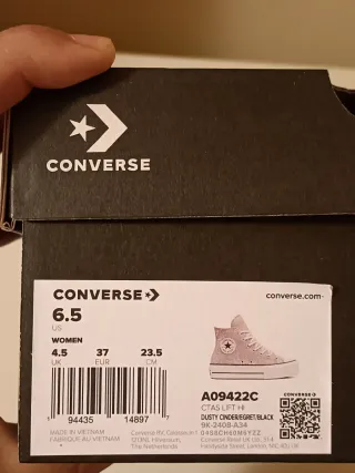 T37 Converse Brillantitos Rosa