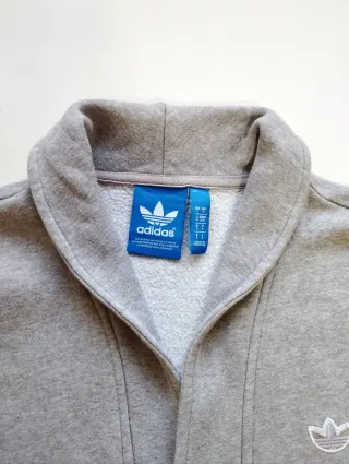 Adidas Cárdigan Gris Algodón