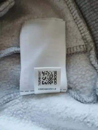 Adidas Cárdigan Gris Algodón