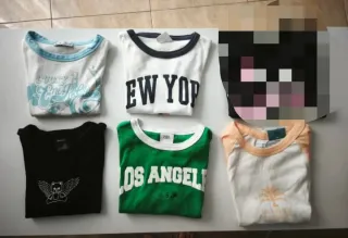 Lote 9 Camisetas Niña/Mujer Talla XS