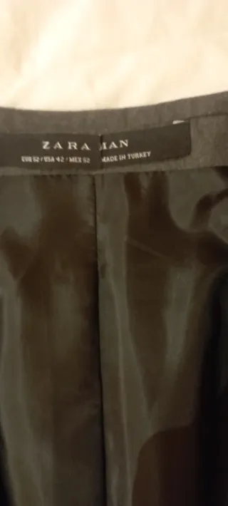 Traje Zara Hombre Gris