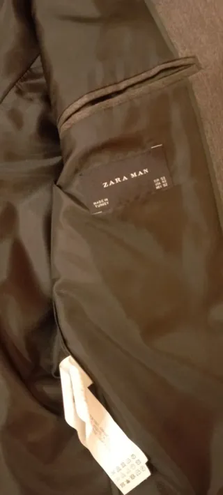 Traje Zara Hombre Gris