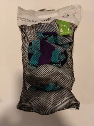 Set Protectores Rodilleras Coderas Oxelo Niño XS