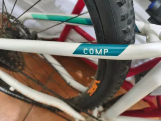 Bicicleta Montaña Blanca Comp