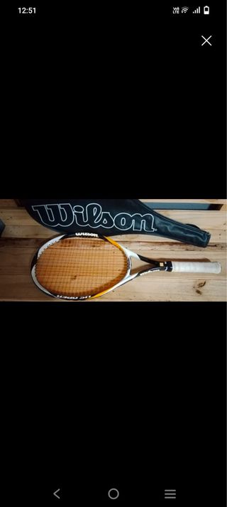 Raqueta Wilson con funda