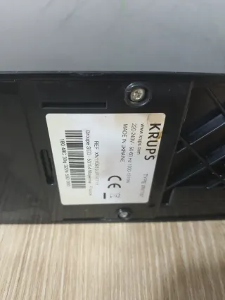 Cafetera Nespresso Krups Negra