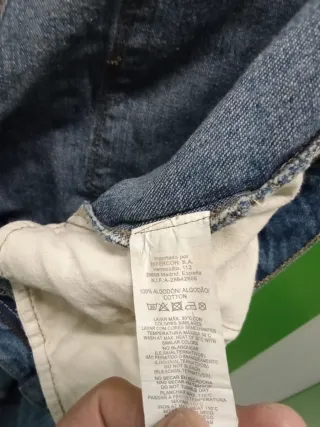 Vaqueros hombre azul