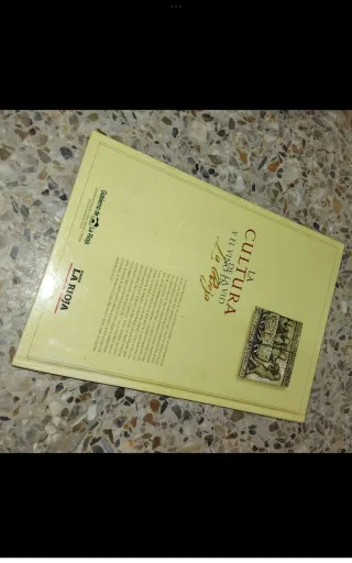 Libro la cultura de la vid y el vino en La Rioja