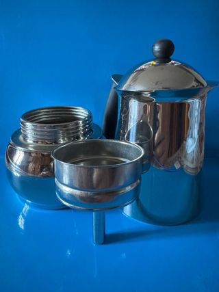 Moka Bialetti 6 tazze acciaio Vintage